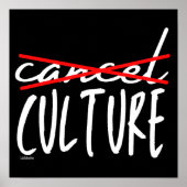 CANCEL CANCEL CULURE lustig sarkastisch Poster (Vorne)