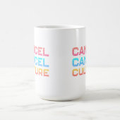 Cancel Culture Anti Toxic Internet Mob abbrechen Kaffeetasse (Mittel)