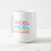 Cancel Culture Anti Toxic Internet Mob abbrechen Kaffeetasse (Vorderseite Links)