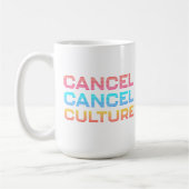 Cancel Culture Anti Toxic Internet Mob abbrechen Kaffeetasse (Links)
