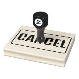 CANCEL GUMMISTEMPEL