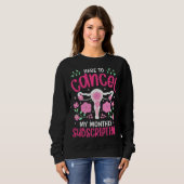 Cancel My Monthly Subscription  Hysterectomy Uteru Sweatshirt (Vorne ganz)