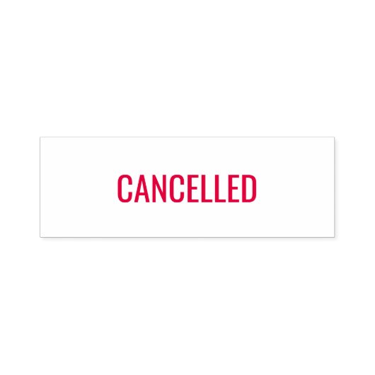 CANCELED Red Ink Permastempel (Design)