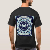 Cancer 2026 Zodiac Mandala | Moon & Water Sign Ast T-Shirt (Rückseite)