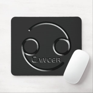 CANCER, abstrakte Gestaltung des Zodiakzeichens, Mousepad