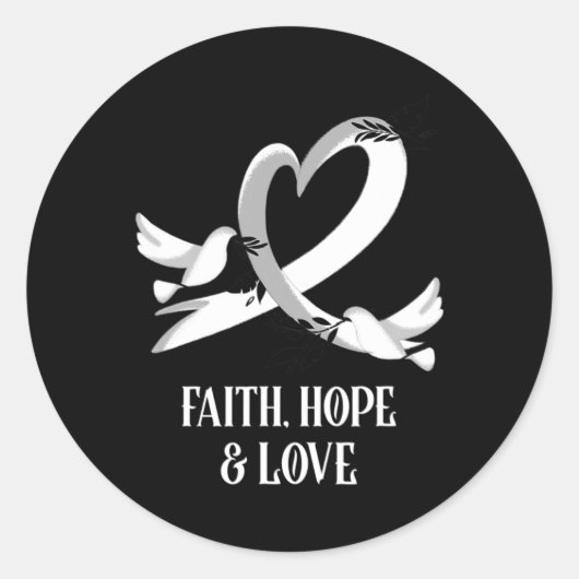 Cancer Awareness Cancer Awareness Month World Canc Runder Aufkleber (Vorderseite)