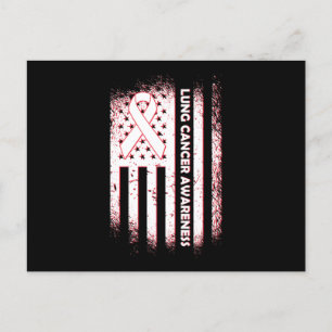 Cancer Awareness Survivor Lung Cancer Awareness Fi Postkarte