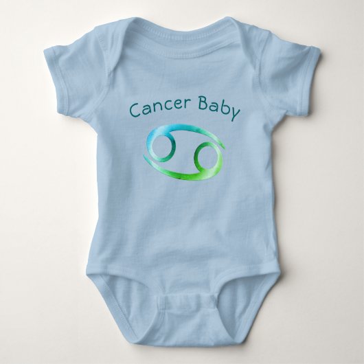 Cancer Baby Zodiac Baby Strampler (Vorderseite)