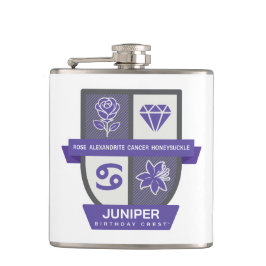 Cancer Birthday Crest™ for June 22-30 Flachmann