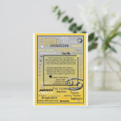 CANCER BIRTHDAY POSTKARTE (Stehend Vorderseite)