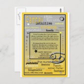 CANCER BIRTHDAY POSTKARTE (Vorne/Hinten)