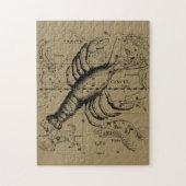 Cancer Constellation Hevelius 1690 Juni 21-Juli 22 Puzzle (Vertikal)