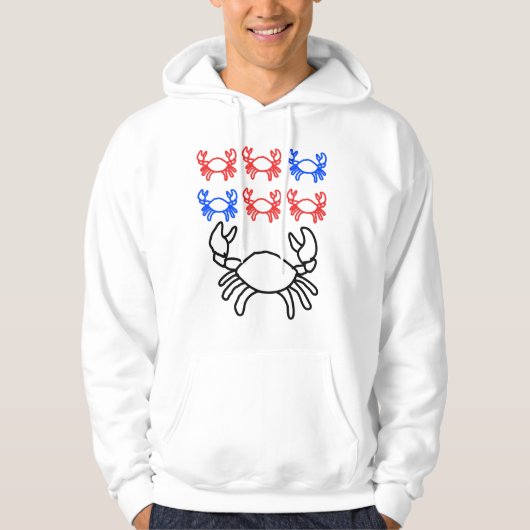 Cancer Crab Mark – Soft Zodiac Identity Piece Hoodie (Vorderseite)