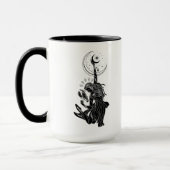 Cancer Dancing Girl 15oz Black Rim Tasse (Links)