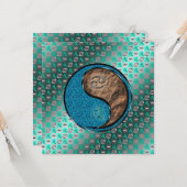 Cancer & Earth Dog Karte (Vorderseite/Rückseite Beispiel)