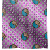 Cancer & Earth Rooster Duschvorhang (Vorderseite)