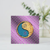 Cancer & Fire Rooster Karte (Stehend Vorderseite)