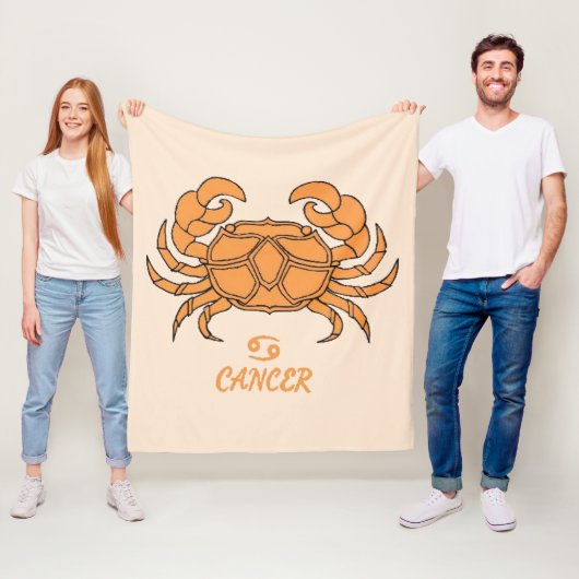 Cancer Fleece Blanket (Beispiel)