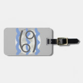 Cancer Gepäckanhänger (Vorderseite horizontal)