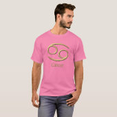 Cancer Gold Symbol T - Shirt (Vorne ganz)