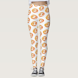 Cancer Golden Zodiac-Zeichen Golden Symbol Leggings