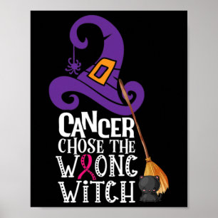 Cancer Irgendwas The Wrong Witch Breast Cancer Hal Poster