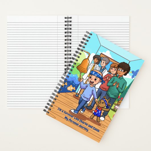 Cancer Journal Black Back Diary Notizblock (Innen)