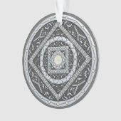 Cancer Mandala Akrylornament Ornament (Vorderseite)