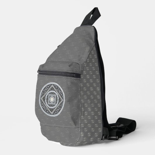 Cancer Mandala Crossbody Bag (Rechte Ecke)