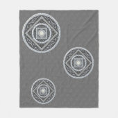 Cancer Mandala Fleece Blanket (Vorderseite)