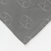 Cancer Mandala Fleece Blanket (Ecke)
