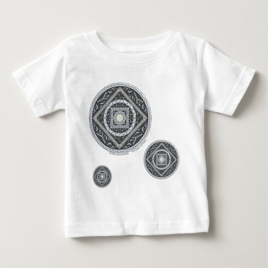 Cancer Mandala Kid's and Baby Light Shirt (Vorderseite)
