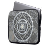 Cancer Mandala Laptop Case (Vorderseite Links)