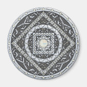 Cancer Mandala Magnet (Vorne)