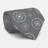 Cancer Mandala Men's Neck Tie Krawatte (Gerollt)