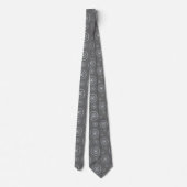 Cancer Mandala Men's Neck Tie Krawatte (Rückseite)