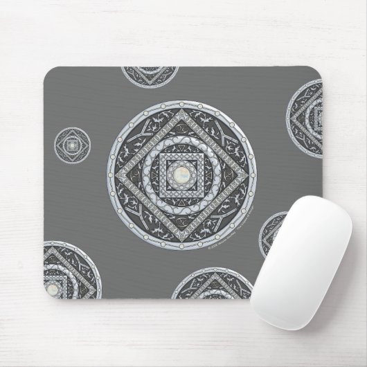 Cancer Mandala Mousepad (Mit Mouse)