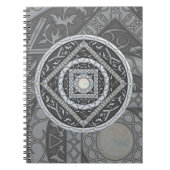 Cancer Mandala Notebook Notizblock (Vorderseite)