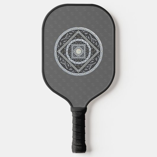 Cancer Mandala Pickleball Schläger (Vorderseite)