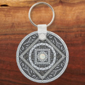 Cancer Mandala Schlüsselanhänger (Vorderseite)