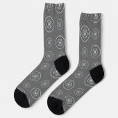 Cancer Mandala Socken (Linkes Detail)