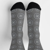 Cancer Mandala Socken (Oben)