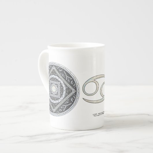 Cancer Mandala Specialty Tasse (Vorderseite Links)
