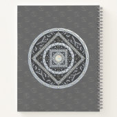 Cancer Mandala Spiral Notebook Notizbuch (Rückseite)