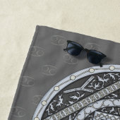 Cancer Mandala Strandtuch (Beispiel)