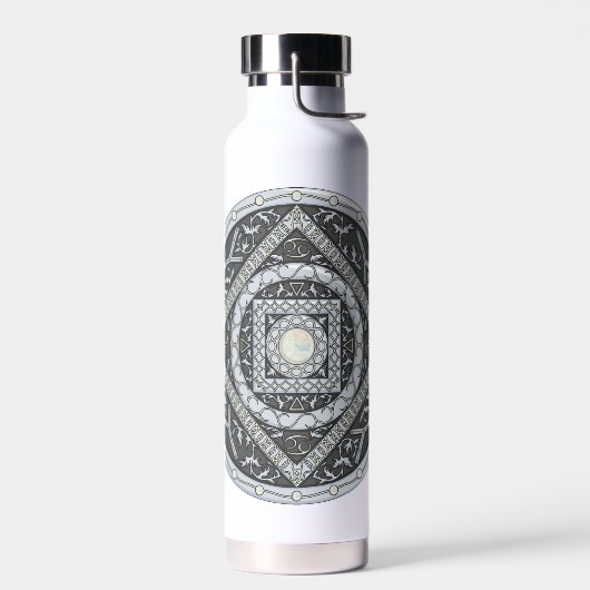 Cancer Mandala Trinkflasche (Links)