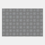 Cancer Mandala Wrapping Paper Set Geschenkpapier Set (Vorderseite 3)