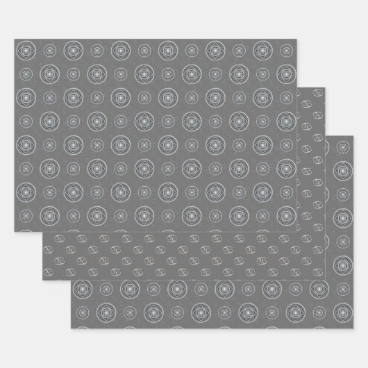 Cancer Mandala Wrapping Paper Set Geschenkpapier Set (Set)