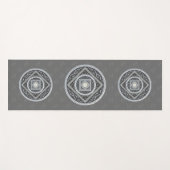 Cancer Mandala Yoga Mat Yogamatte (Vorderseite (Horizontal))