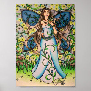 Cancer MoonChild Fairy Goddess Poster